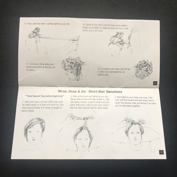 Hair rollers animal print! Wrap, Snap, & Go! - Picture 7 of 8